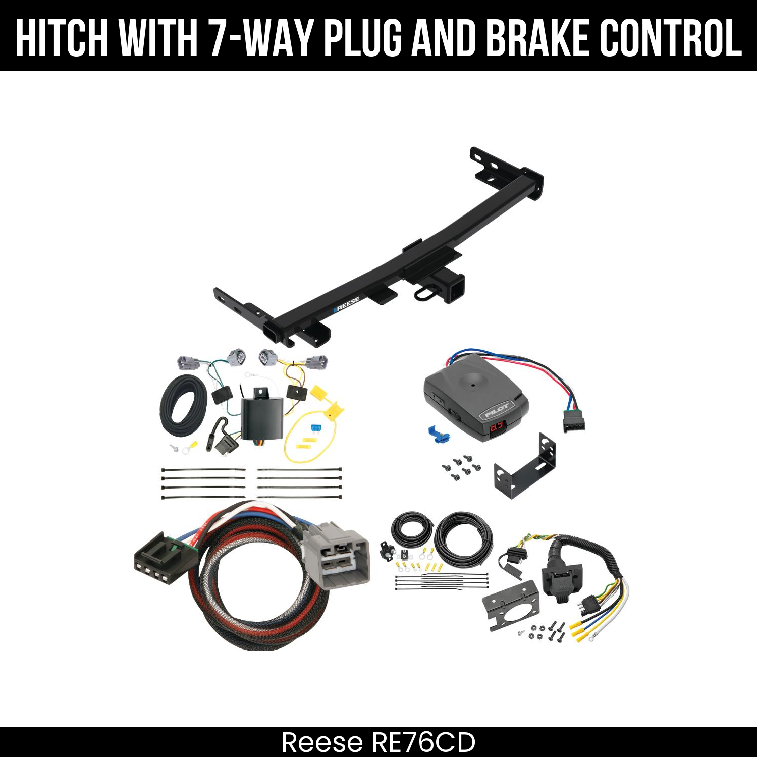 Trailer Hitch , 7-Way , Pro Series Pilot Brake Control