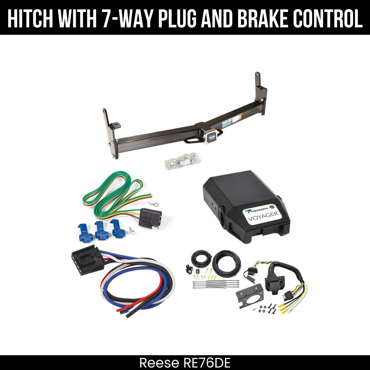Trailer Hitch , 7-Way , Tekonsha Voyager Brake Control