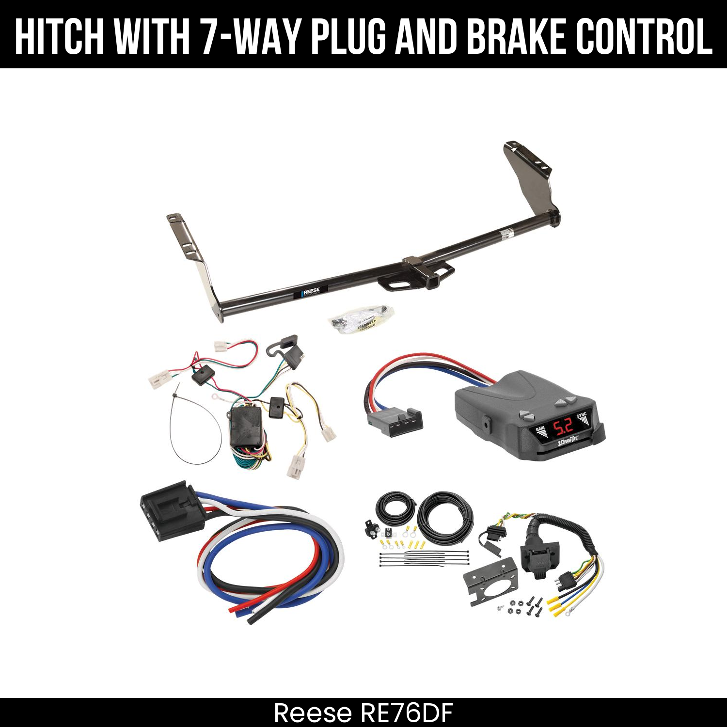 Trailer Hitch , 7-Way , Draw-Tite Activator IV Brake Control