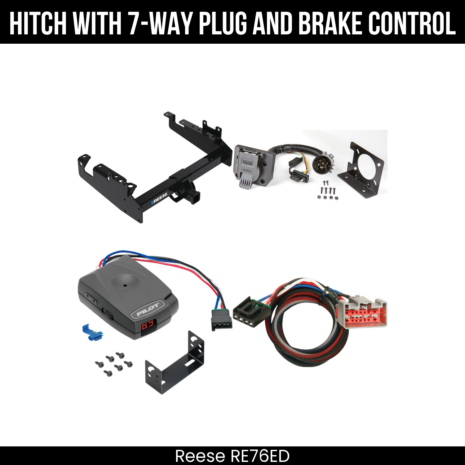 Trailer Hitch , 7-Way , Pro Series Pilot Brake Control