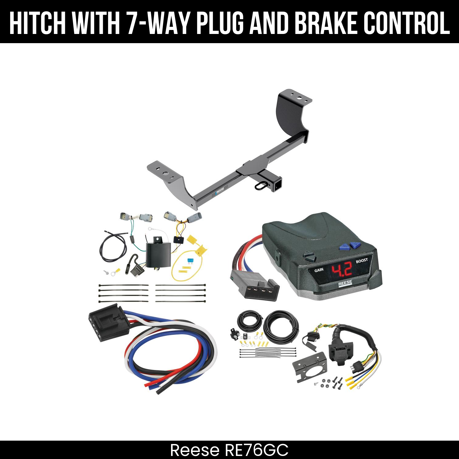 Trailer Hitch , 7-Way , Reese Brake EVN Control