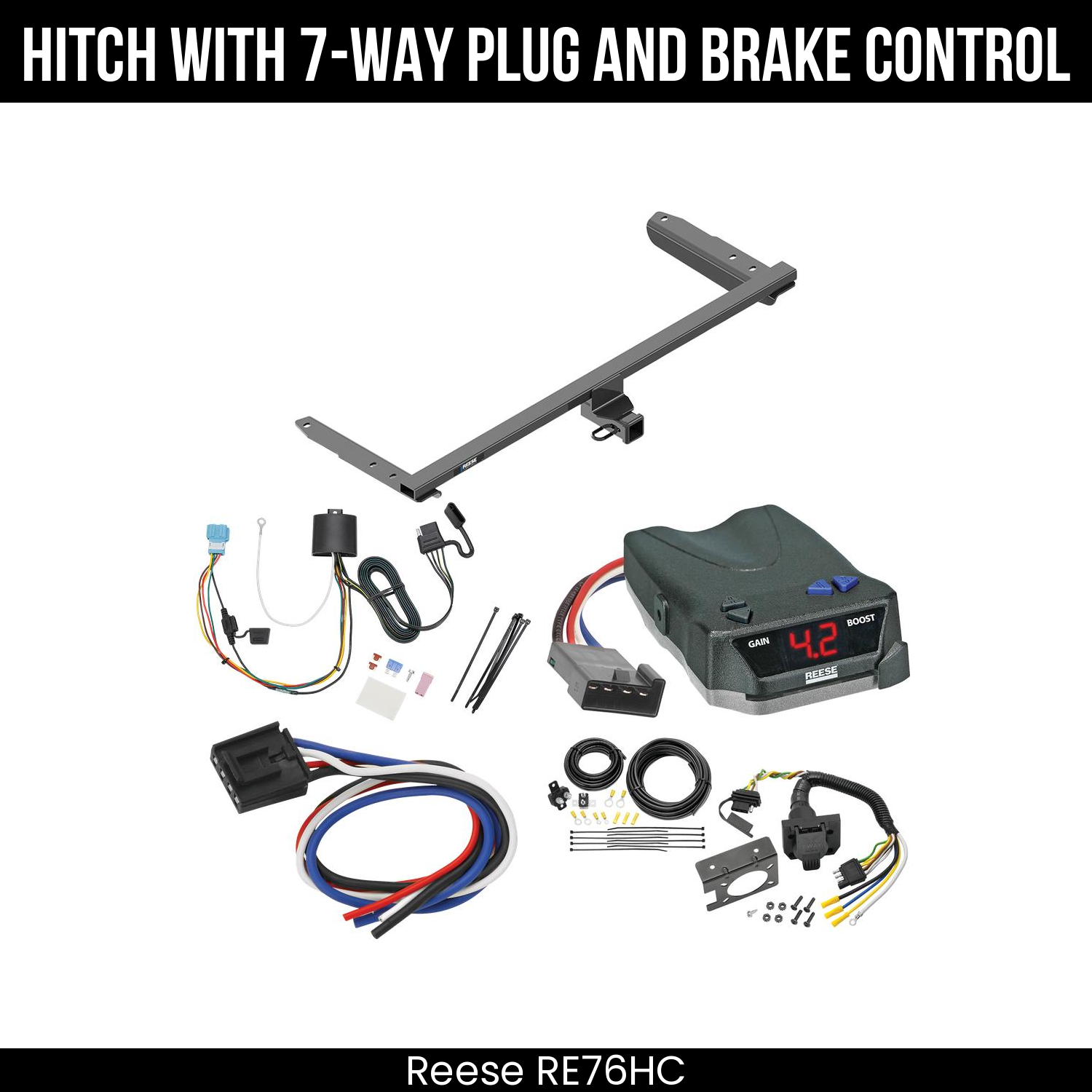 Trailer Hitch , 7-Way , Reese Brake EVN Control