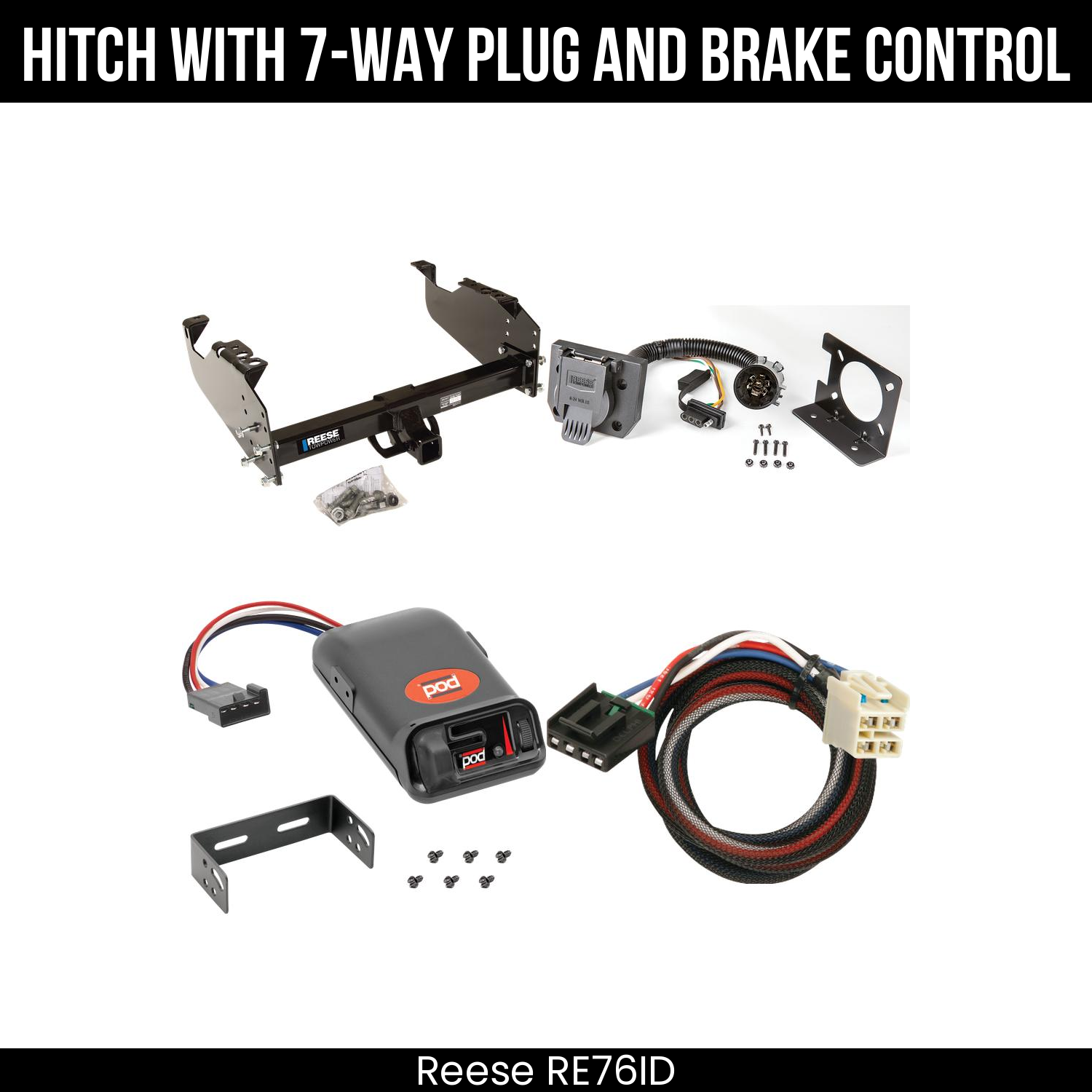 Trailer Hitch , 7-Way , Pro Series POD Brake Control