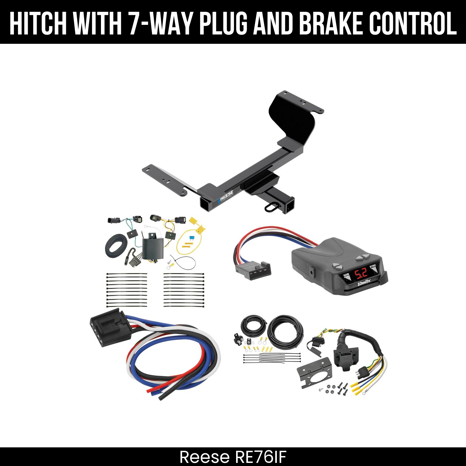 Trailer Hitch , 7-Way , Draw-Tite Activator IV Brake Control