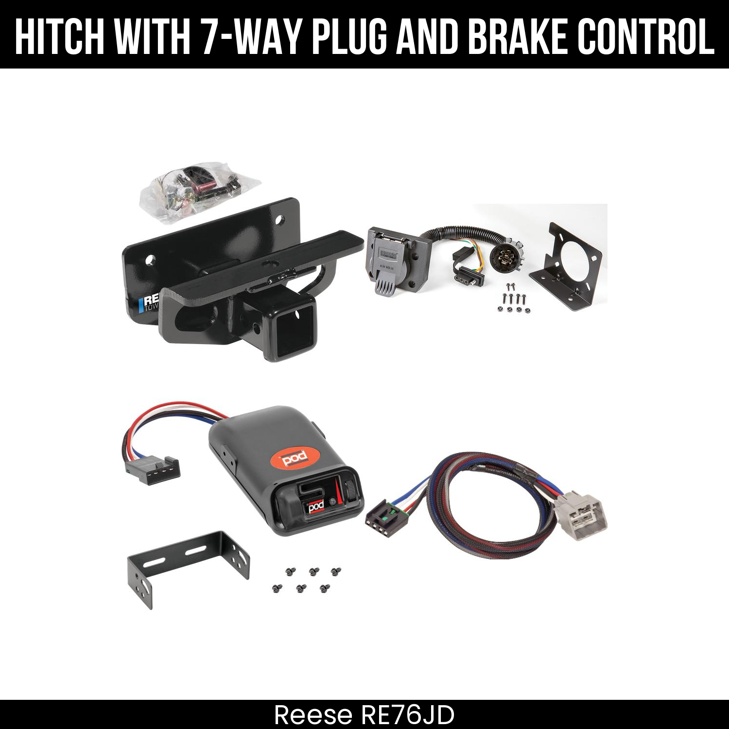 Trailer Hitch , 7-Way , Pro Series POD Brake Control
