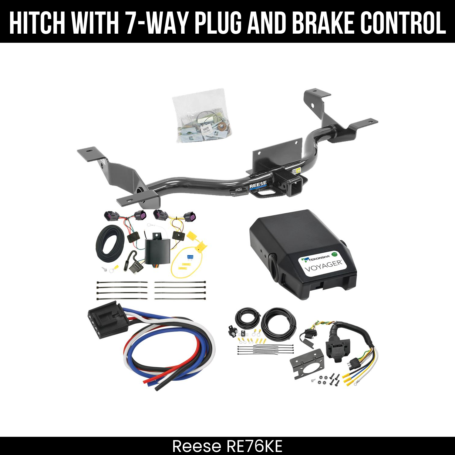 Trailer Hitch , 7-Way , Tekonsha Voyager Brake Control