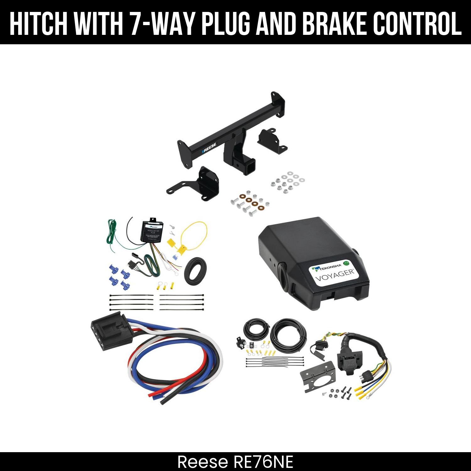 Trailer Hitch , 7-Way , Tekonsha Voyager Brake Control