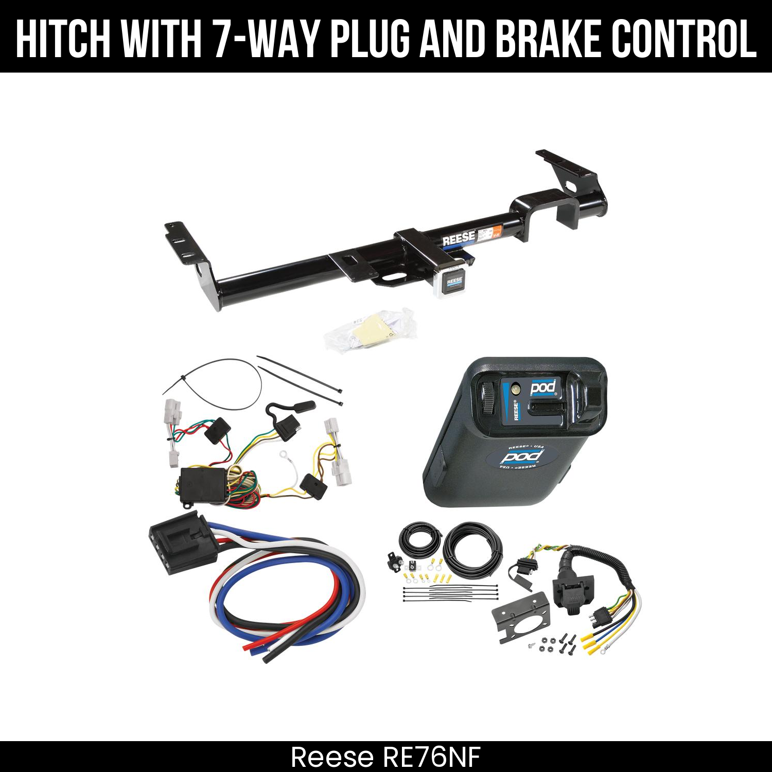 Trailer Hitch , 7-Way , Reese POD Brake Control