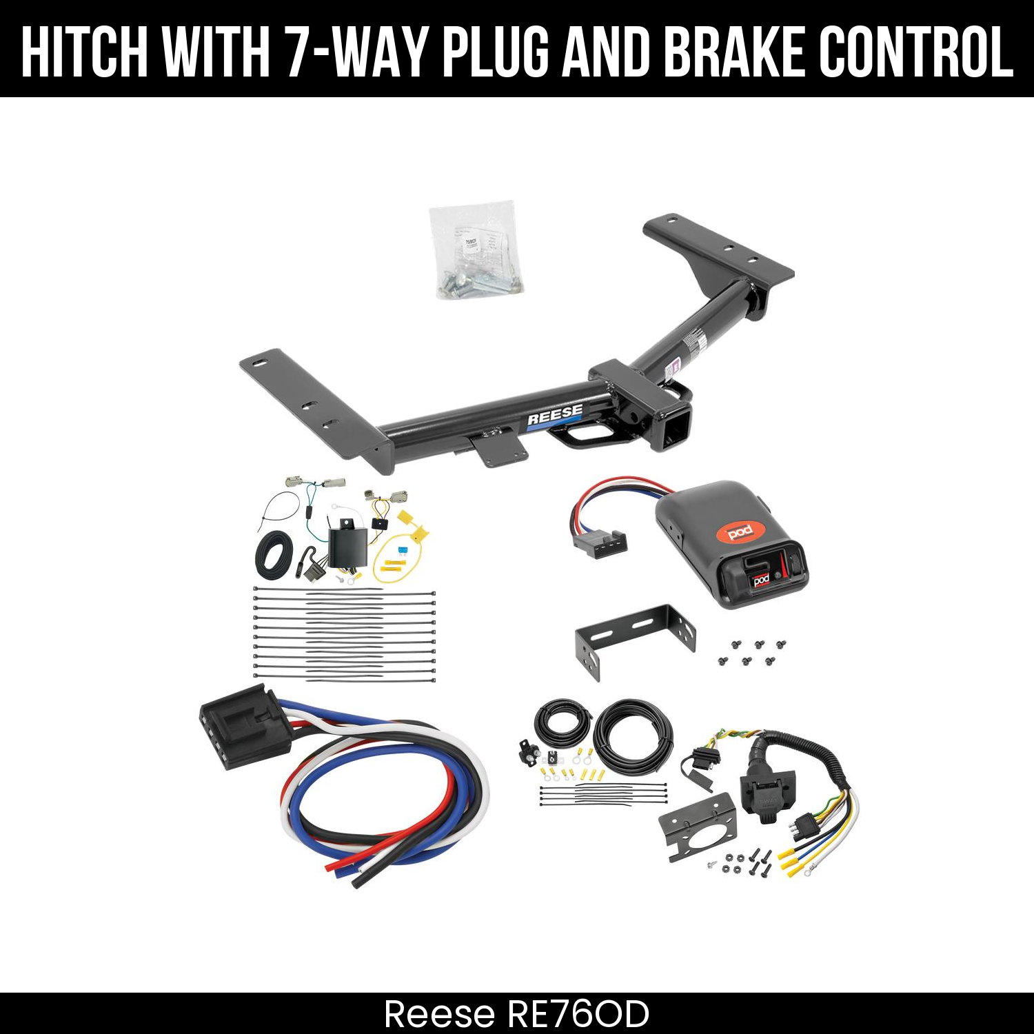 Trailer Hitch , 7-Way , Pro Series POD Brake Control