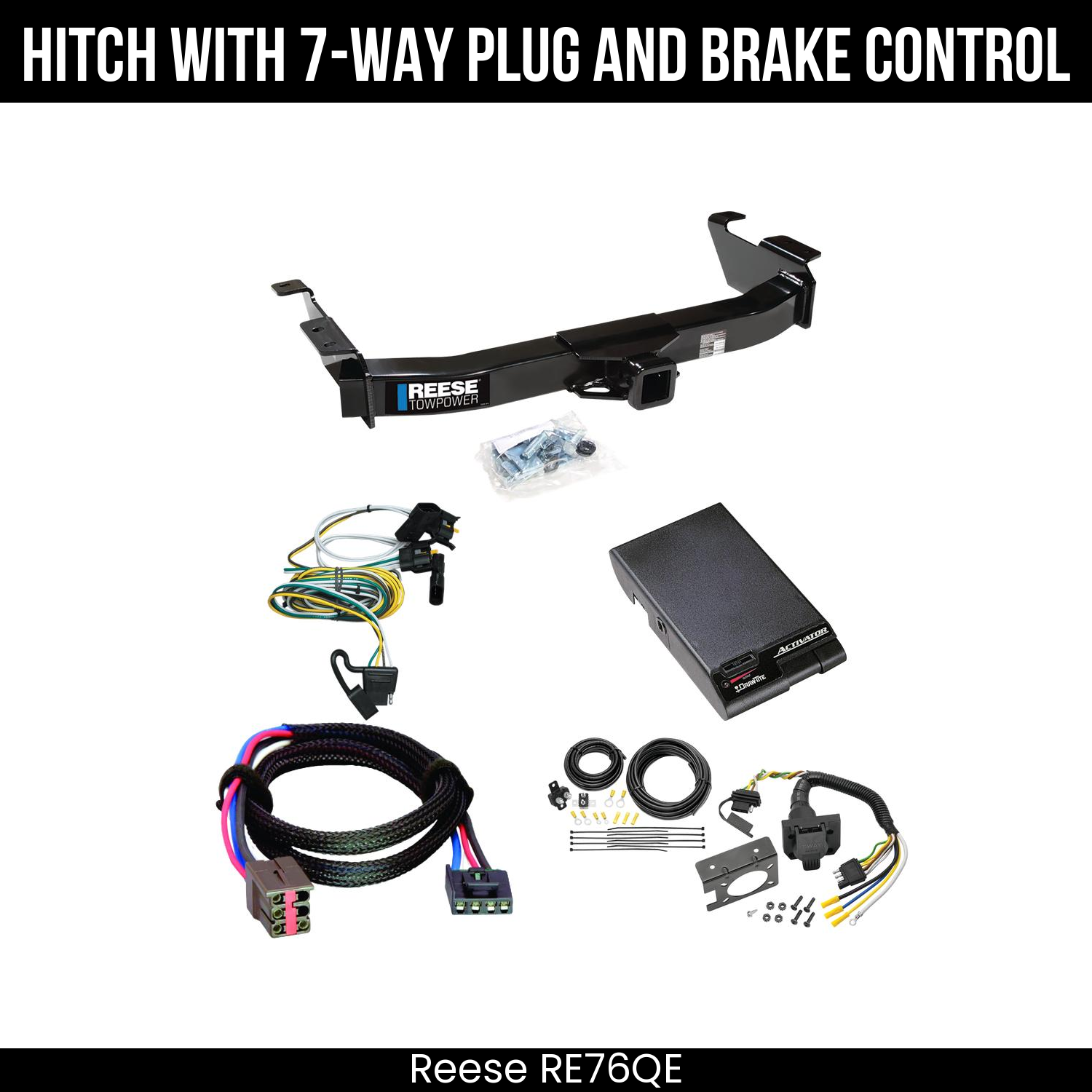 Trailer Hitch , 7-Way , Draw-Tite Activator Brake Control