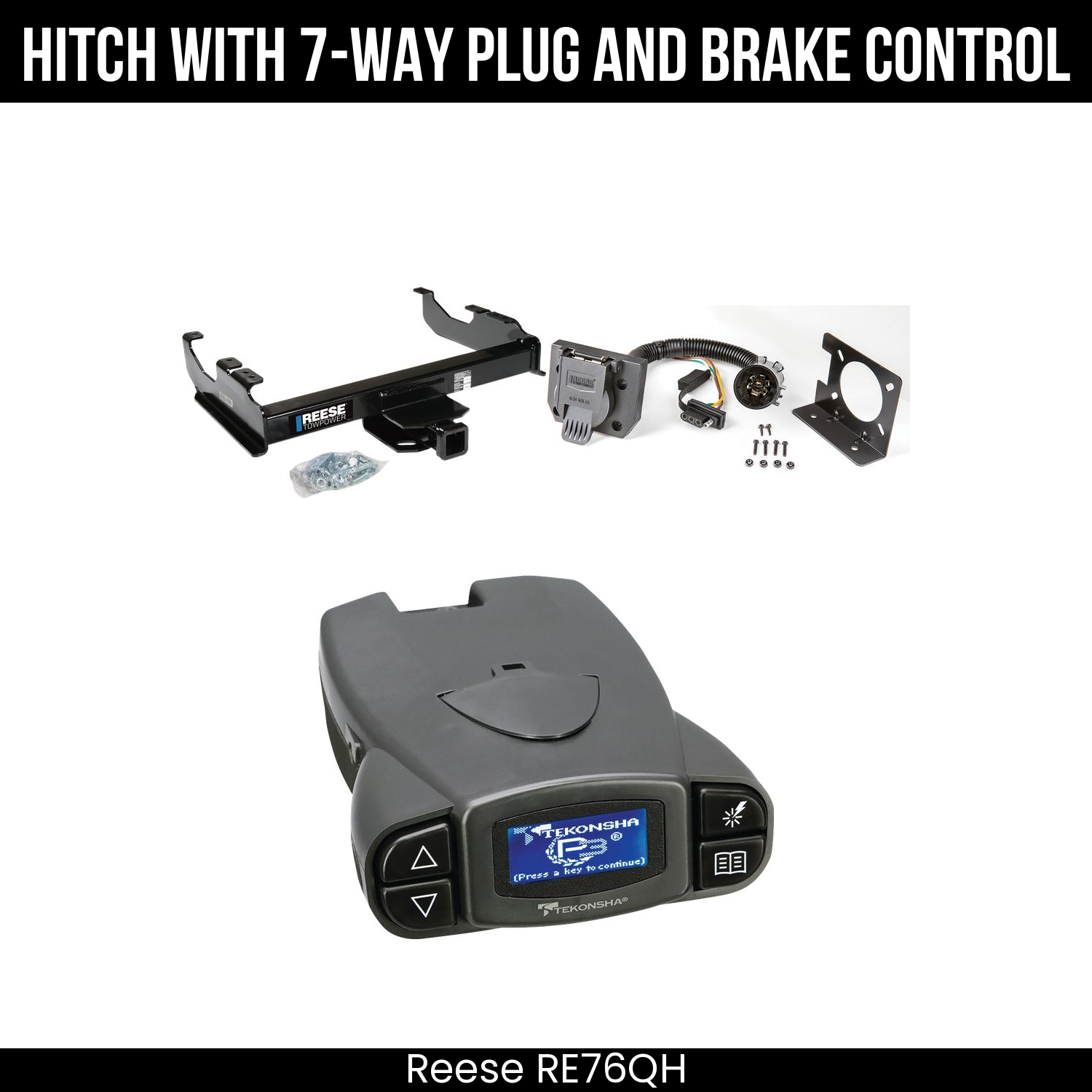 Trailer Hitch , 7-Way , Tekonsha Prodigy P3 Brake Control