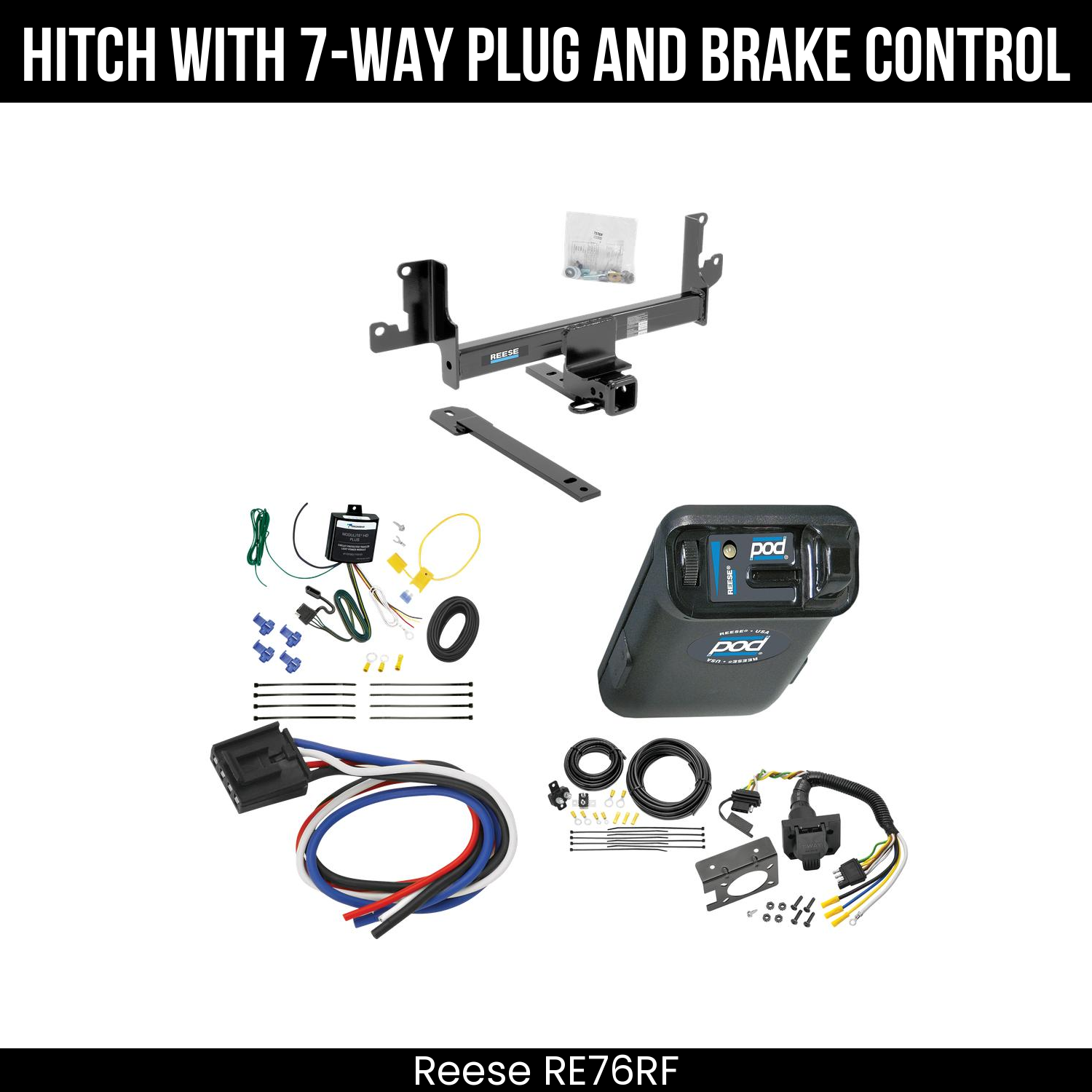 Trailer Hitch , 7-Way , Reese POD Brake Control