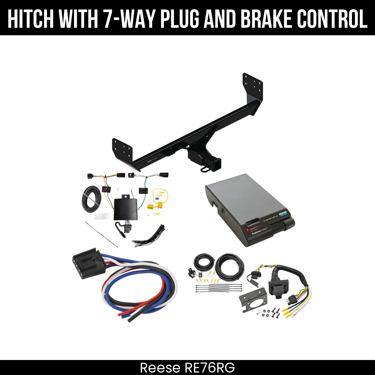 Trailer Hitch , 7-Way , Reese Brakeman Brake Control
