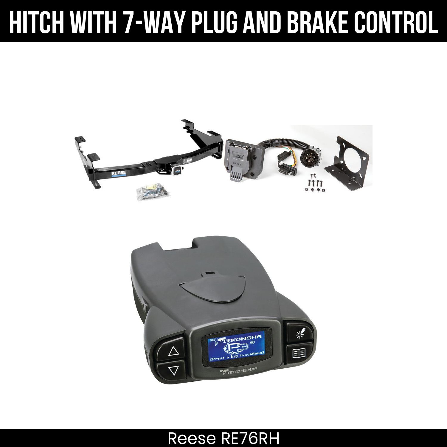 Trailer Hitch , 7-Way , Tekonsha Prodigy P3 Brake Control