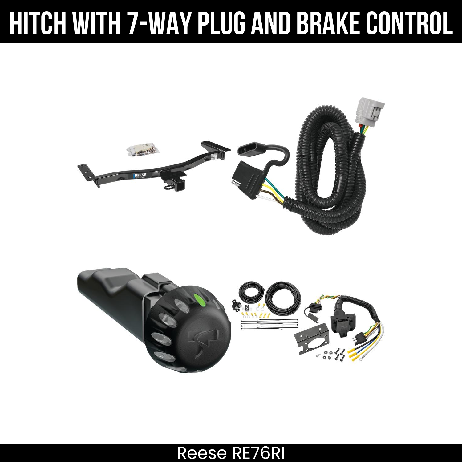 Trailer Hitch , 7-Way , Tekonsha Voyager iD Smart Brake Control