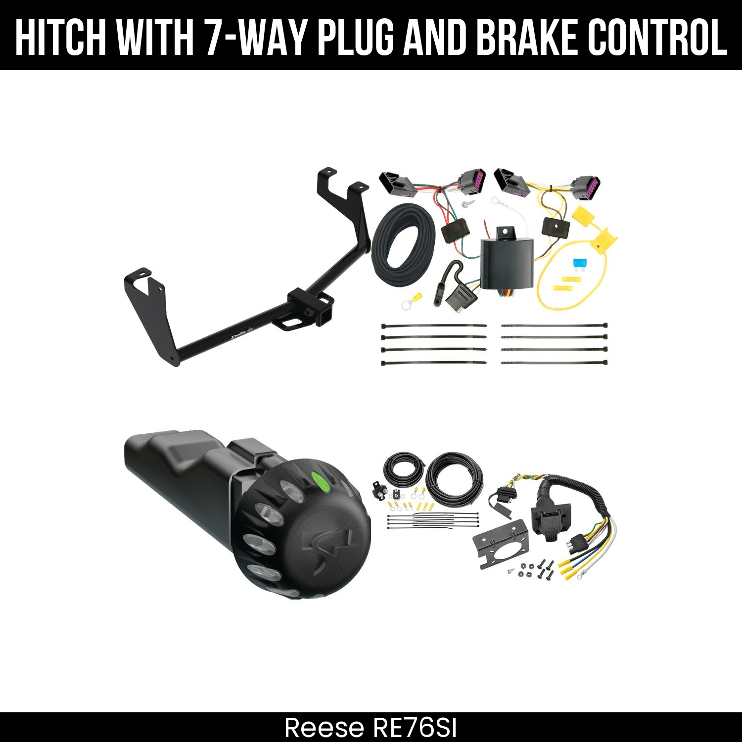 Trailer Hitch , 7-Way , Tekonsha Voyager iD Smart Brake Control