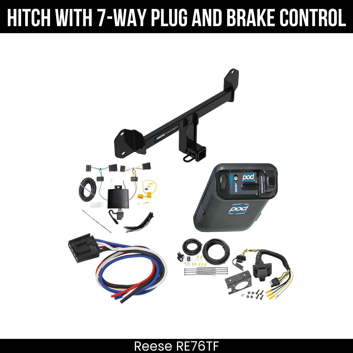 Trailer Hitch , 7-Way , Reese POD Brake Control