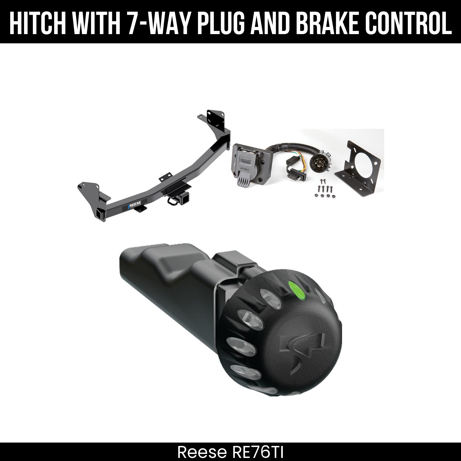 Trailer Hitch , 7-Way , Tekonsha Voyager iD Smart Brake Control