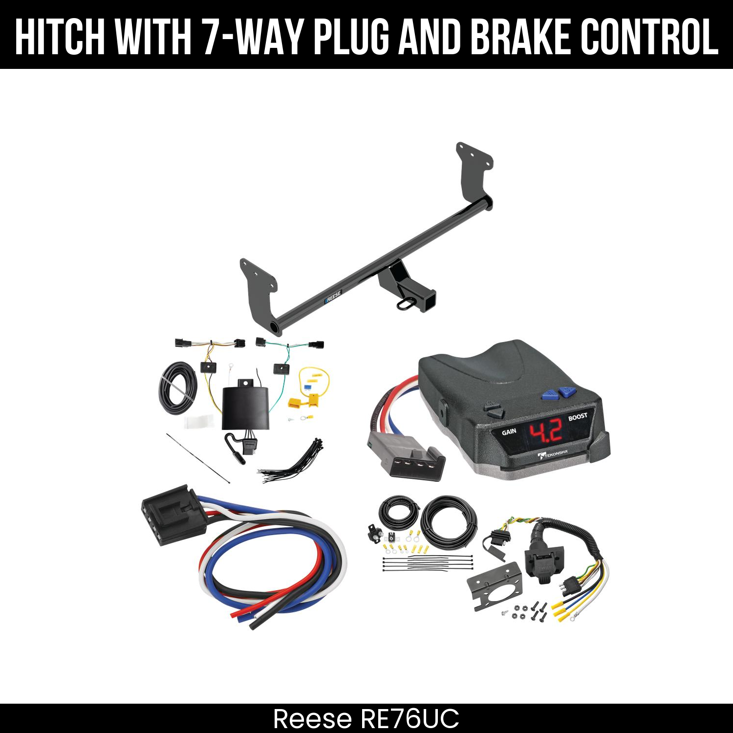 Trailer Hitch , 7-Way , Tekonsha Brake EVN Control