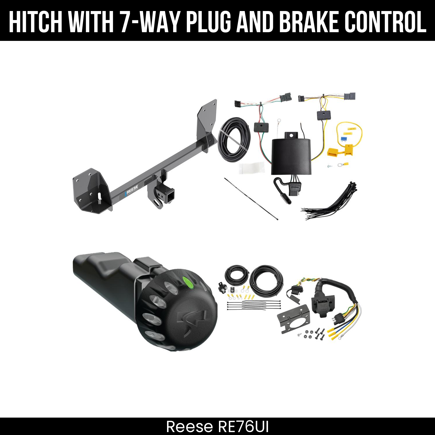 Trailer Hitch , 7-Way , Tekonsha Voyager iD Smart Brake Control