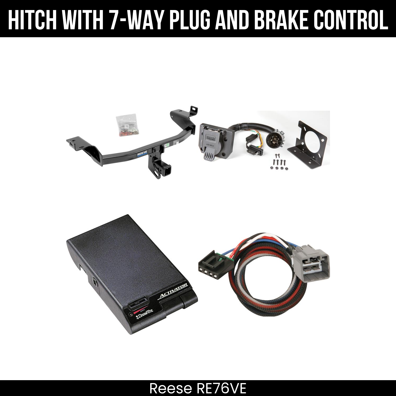 Trailer Hitch , 7-Way , Draw-Tite Activator Brake Control