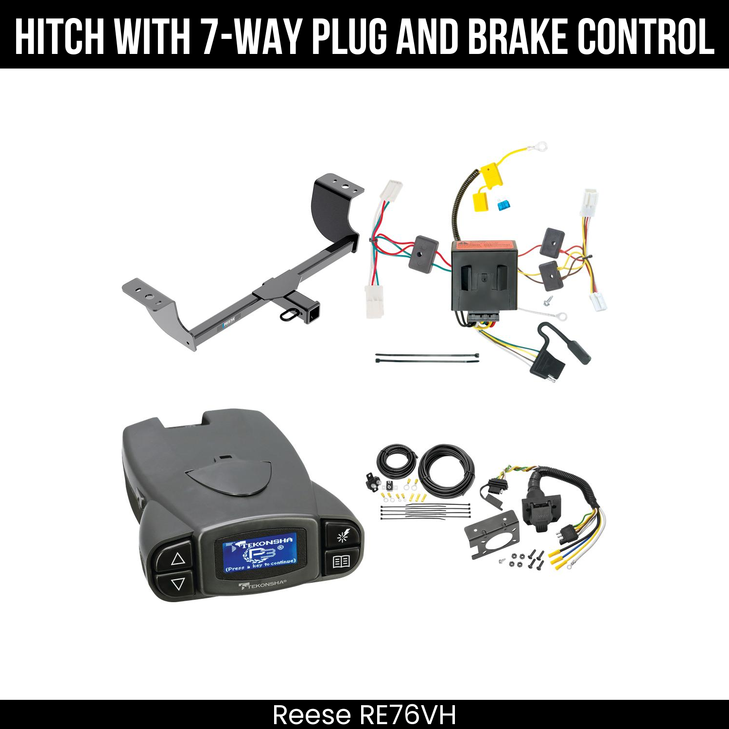 Trailer Hitch , 7-Way , Tekonsha Prodigy P3 Brake Control