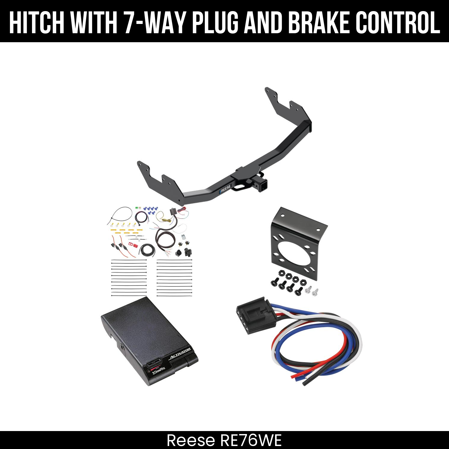 Trailer Hitch , 7-Way , Draw-Tite Activator Brake Control