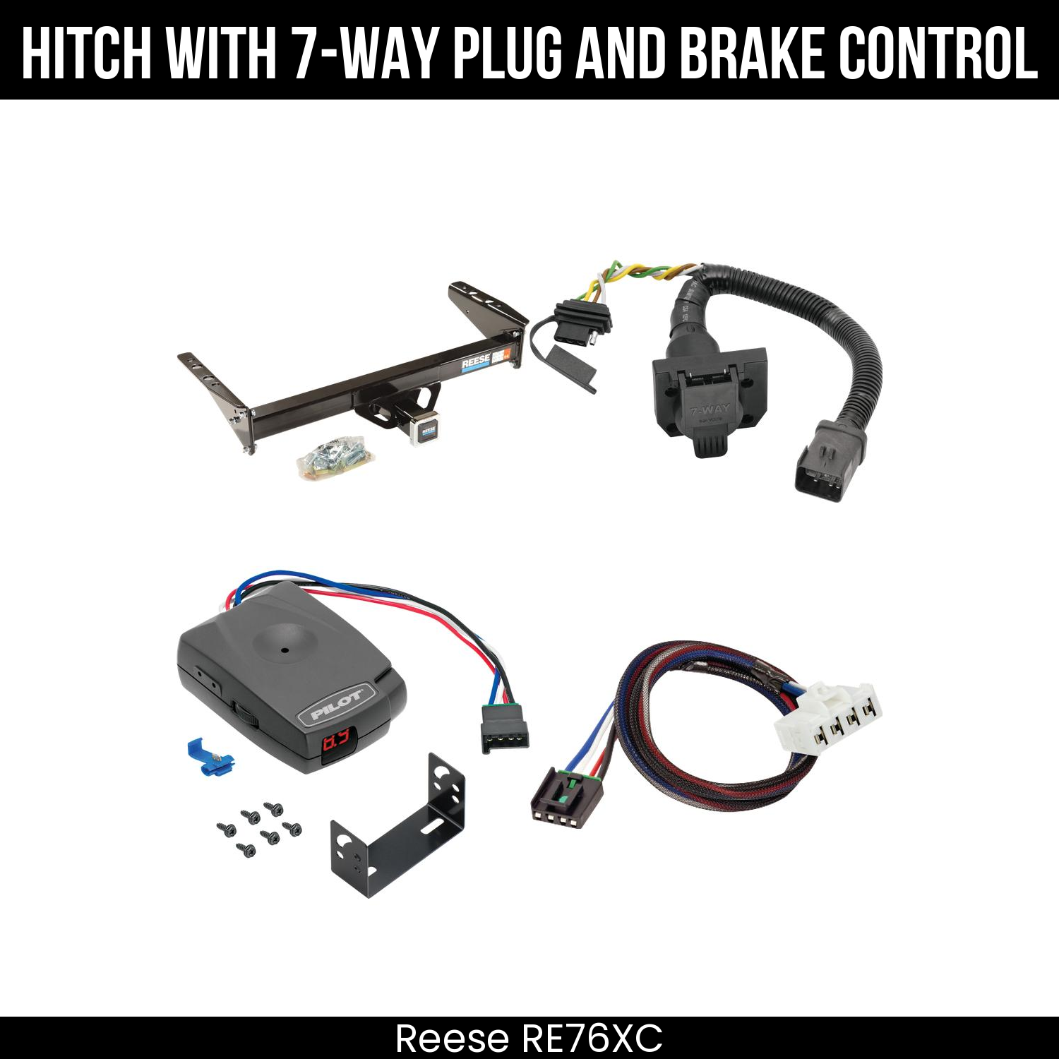Trailer Hitch , 7-Way , Pro Series Pilot Brake Control