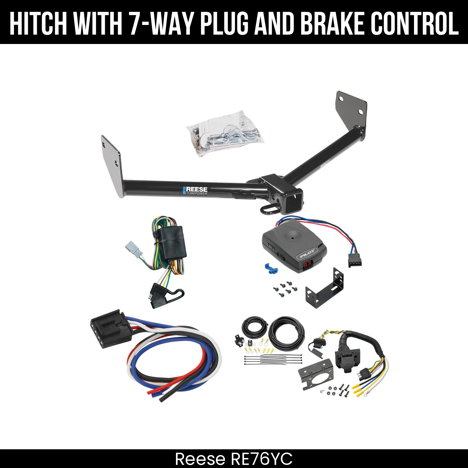 Trailer Hitch , 7-Way , Pro Series Pilot Brake Control