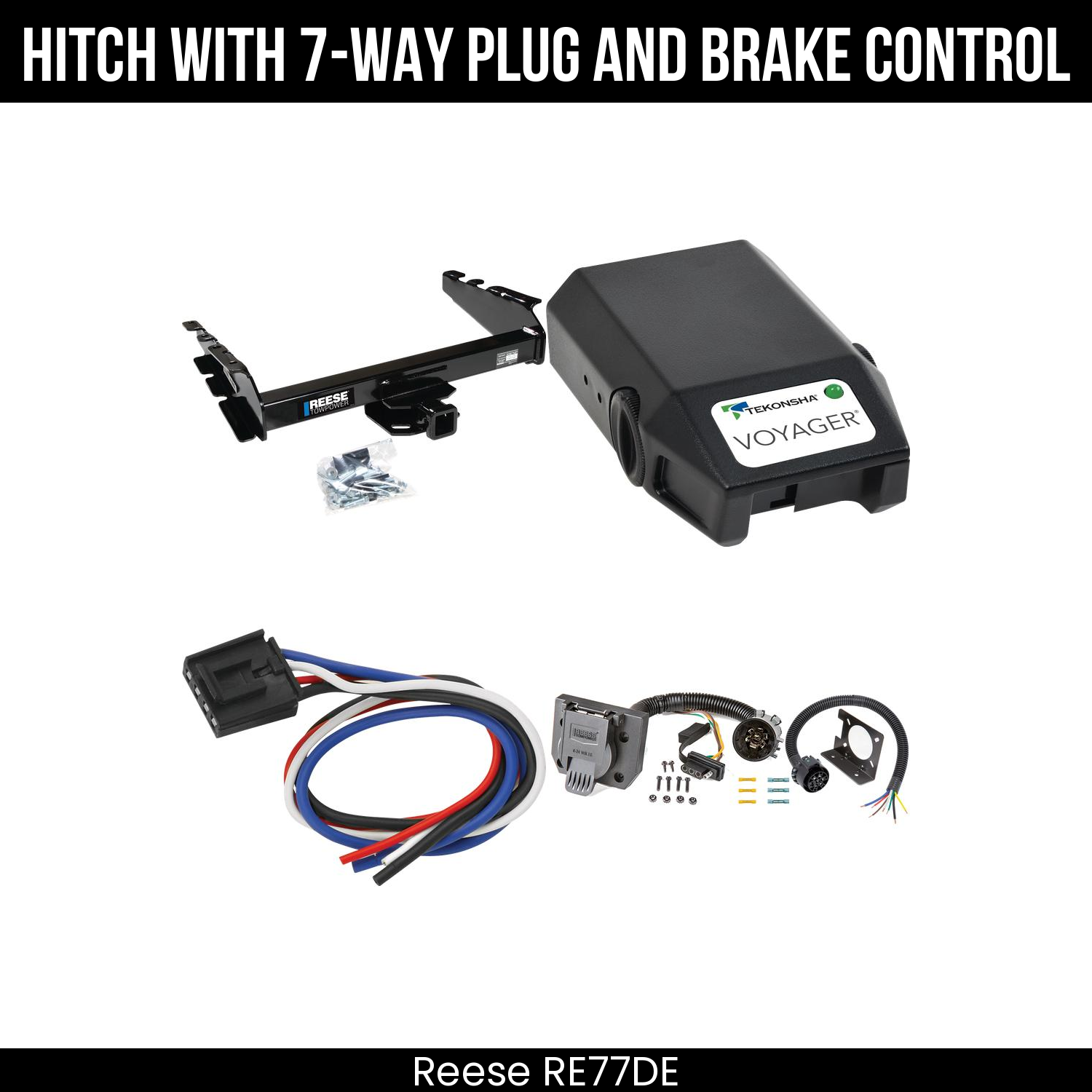 Trailer Hitch , 7-Way , Tekonsha Voyager Brake Control