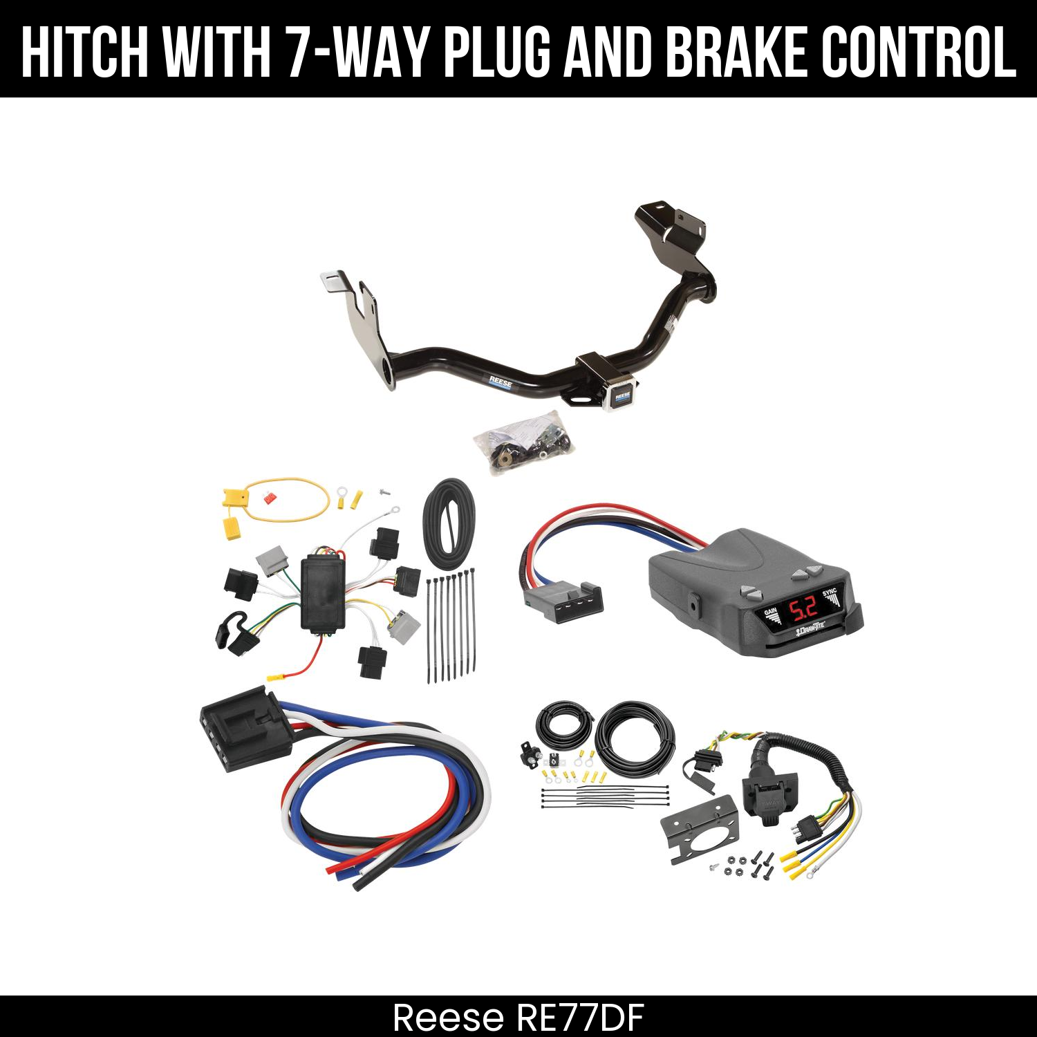 Trailer Hitch , 7-Way , Draw-Tite Activator IV Brake Control