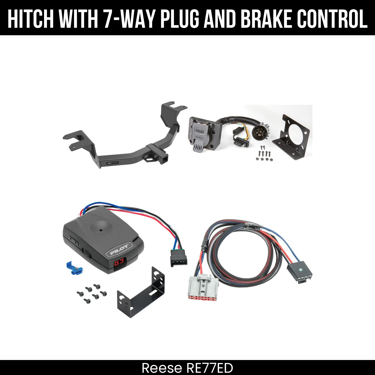Trailer Hitch , 7-Way , Pro Series Pilot Brake Control