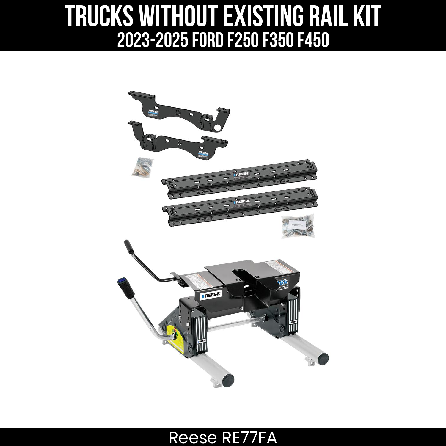 5th Wheel Hitch Custom Bracket,5th Wheel Hitch Rails Only,Replacement 5th Wheel Head,5th Wheel Round Tube Slider