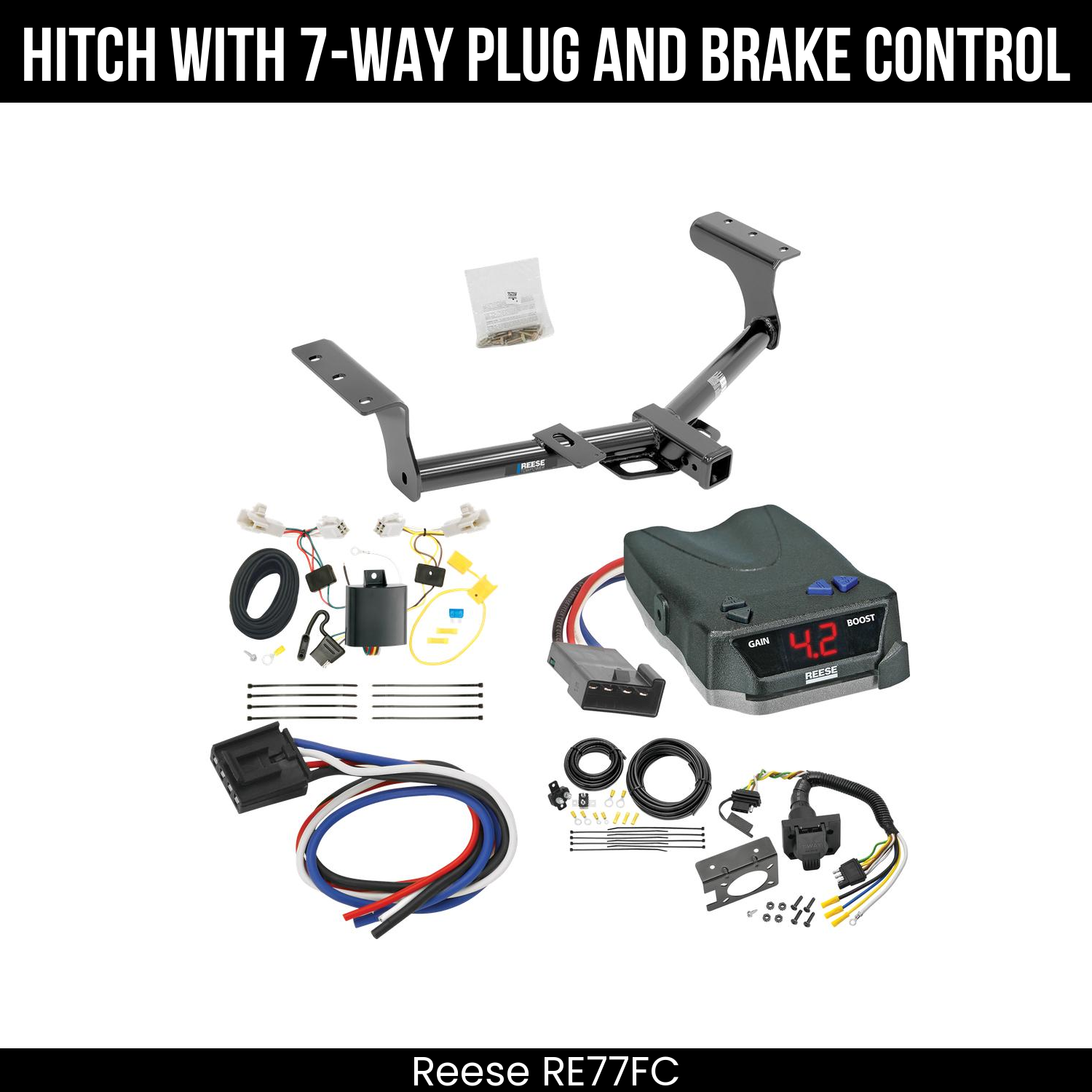 Trailer Hitch , 7-Way , Reese Brake EVN Control