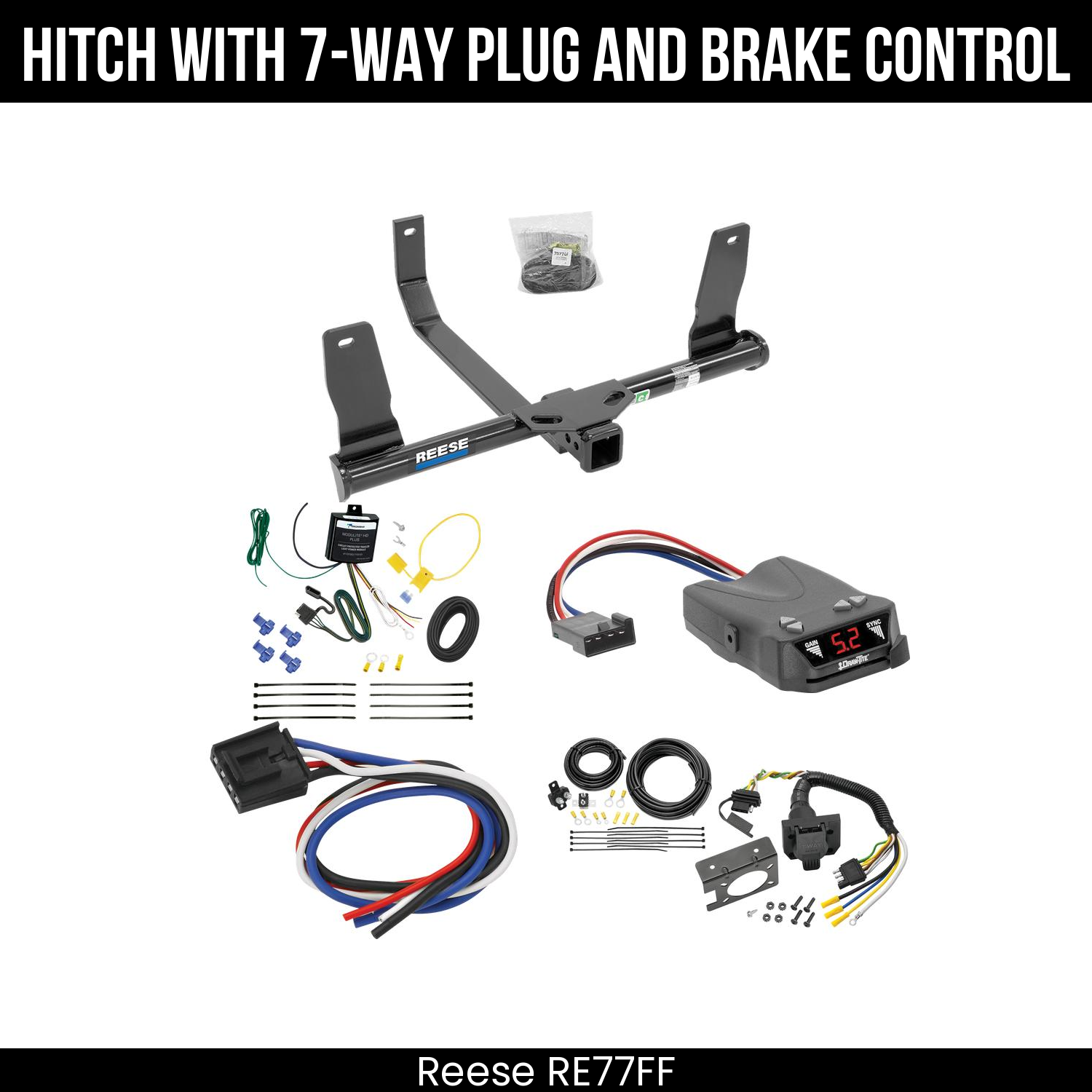 Trailer Hitch , 7-Way , Draw-Tite Activator IV Brake Control