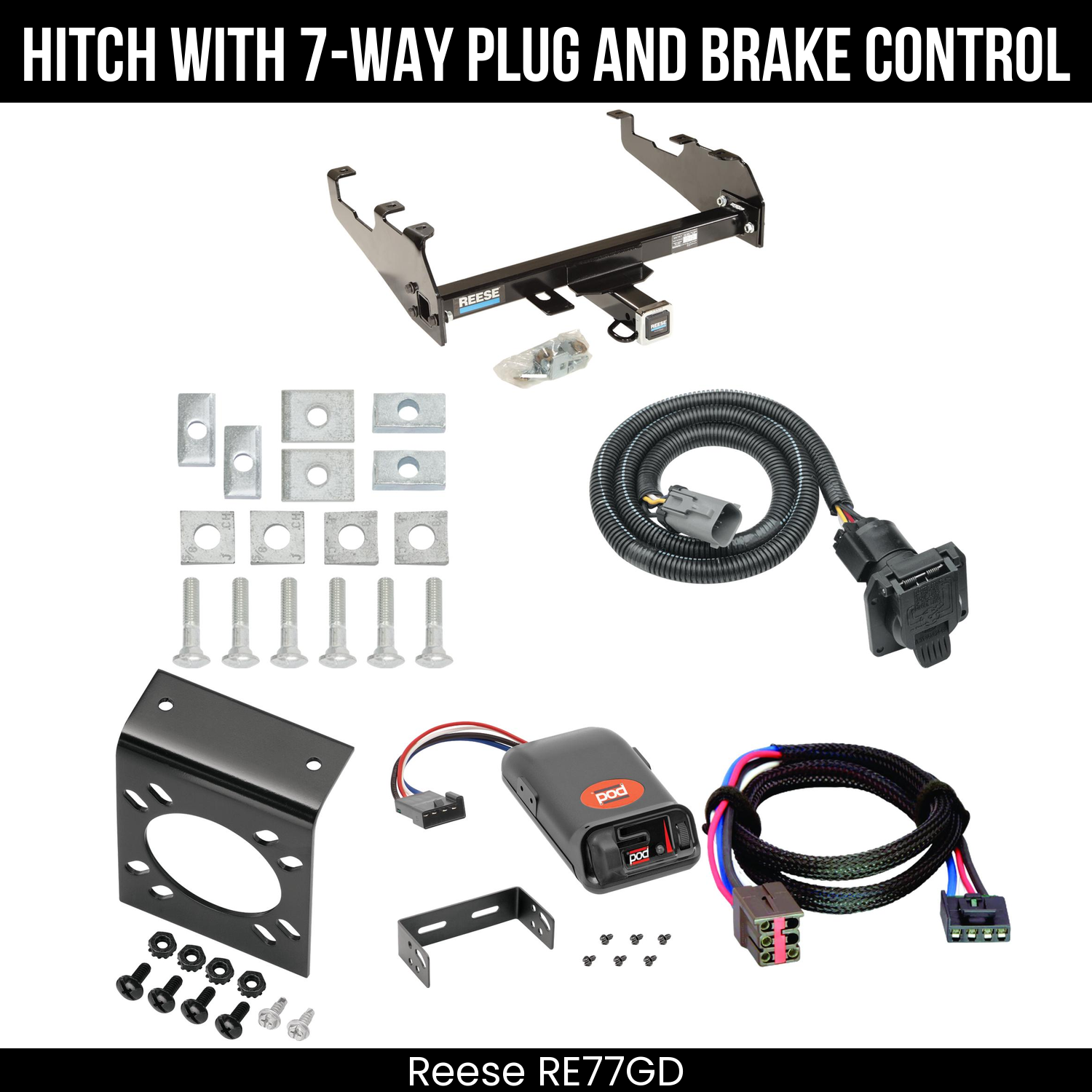 Trailer Hitch , 7-Way , Pro Series POD Brake Control
