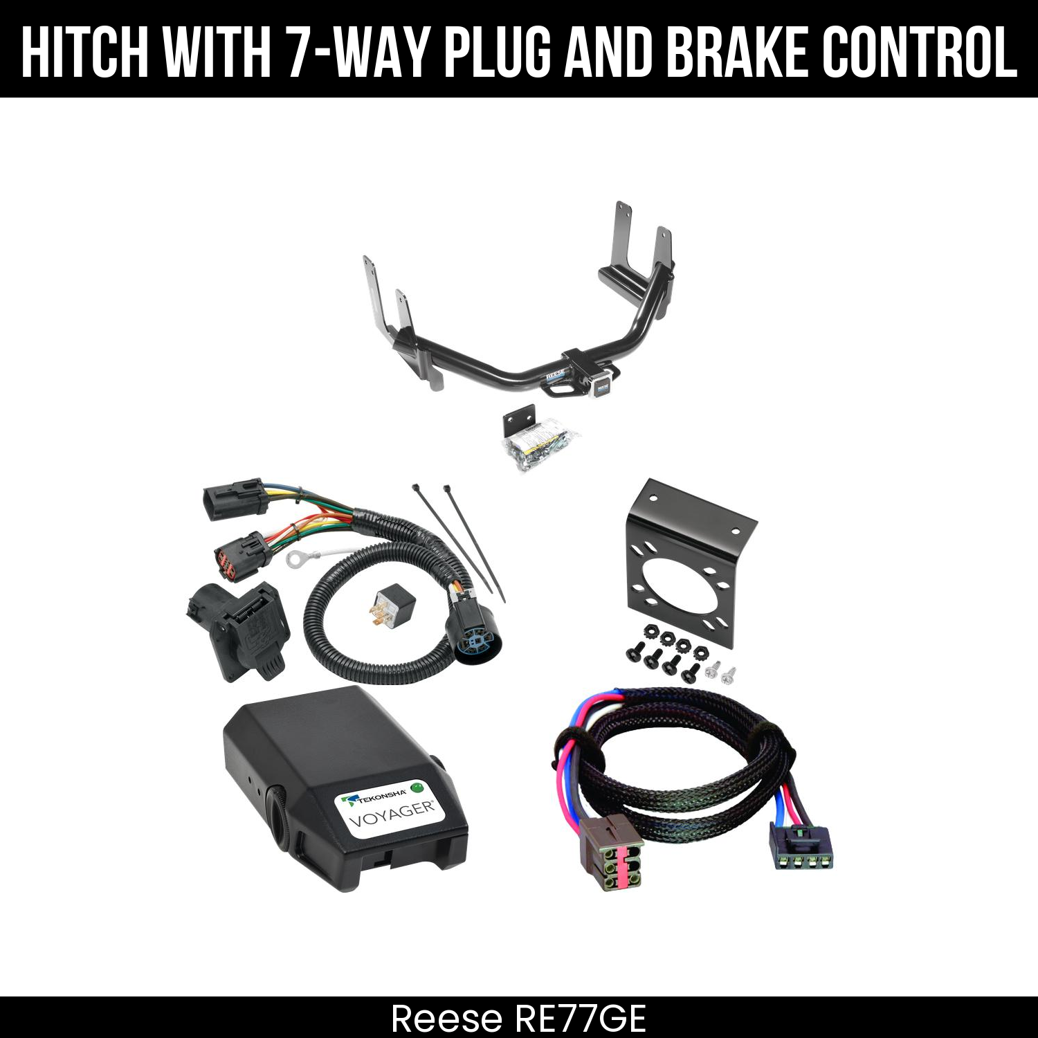 Trailer Hitch , 7-Way , Tekonsha Voyager Brake Control