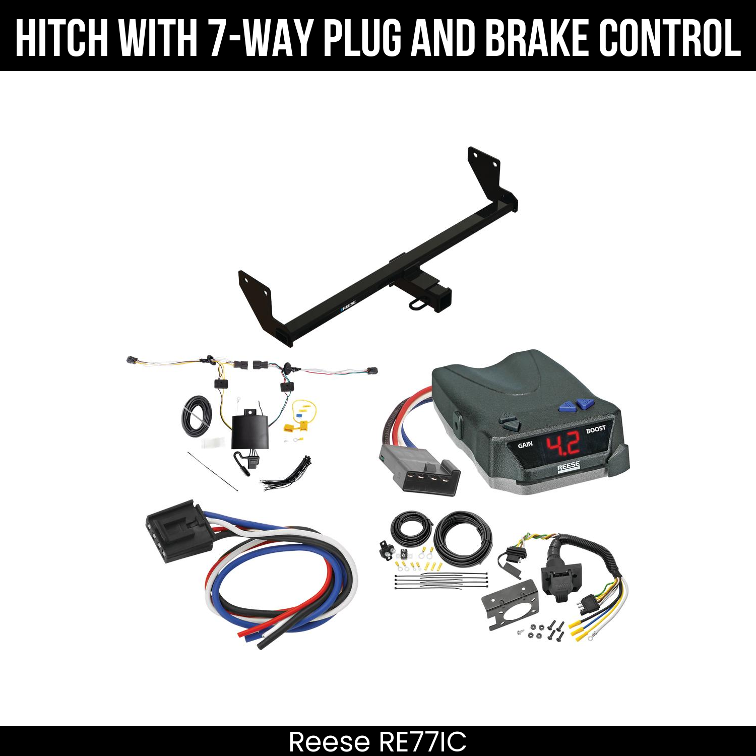 Trailer Hitch , 7-Way , Reese Brake EVN Control