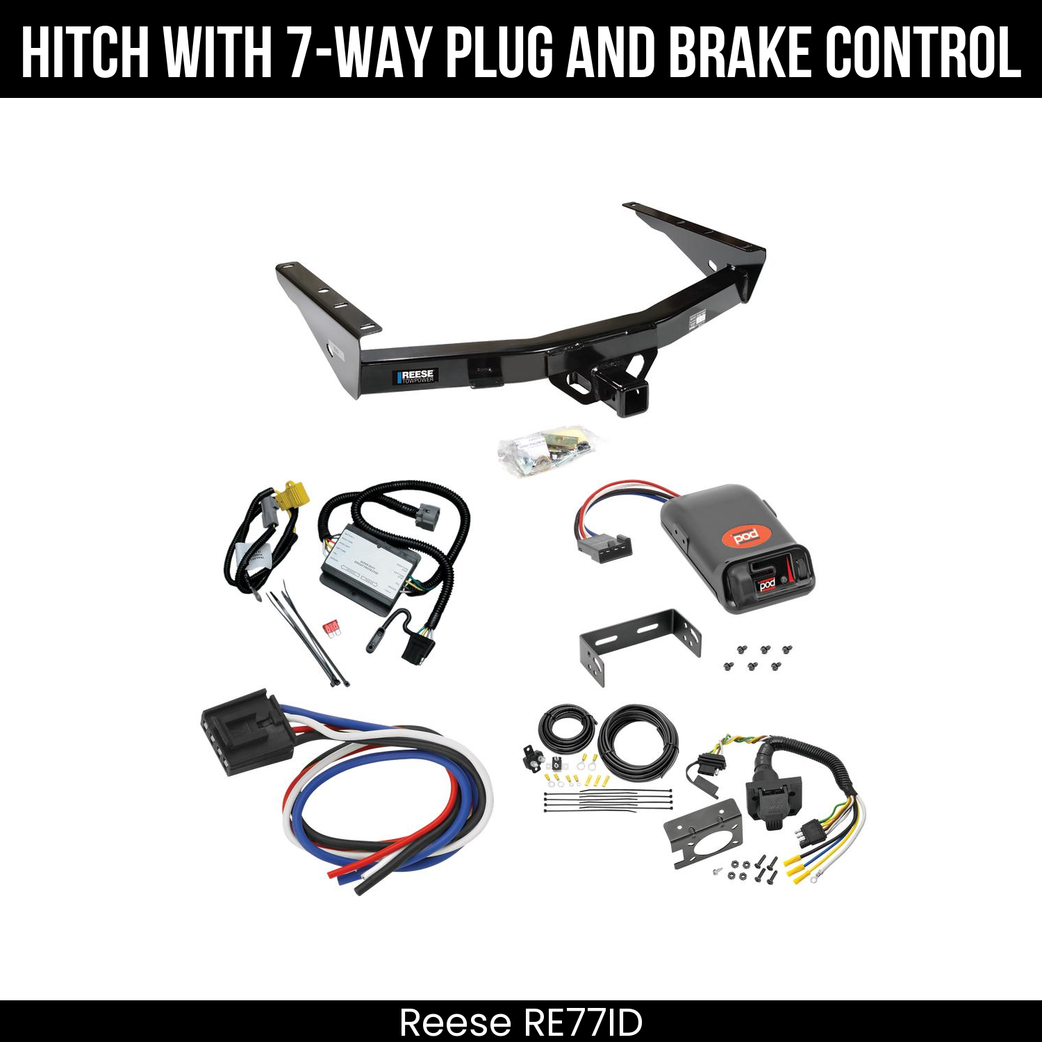 Trailer Hitch , 7-Way , Pro Series POD Brake Control