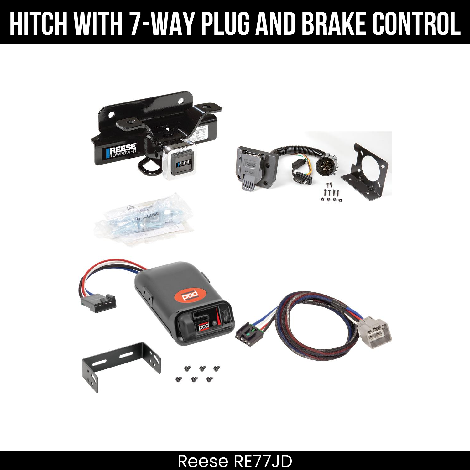 Trailer Hitch , 7-Way , Pro Series POD Brake Control