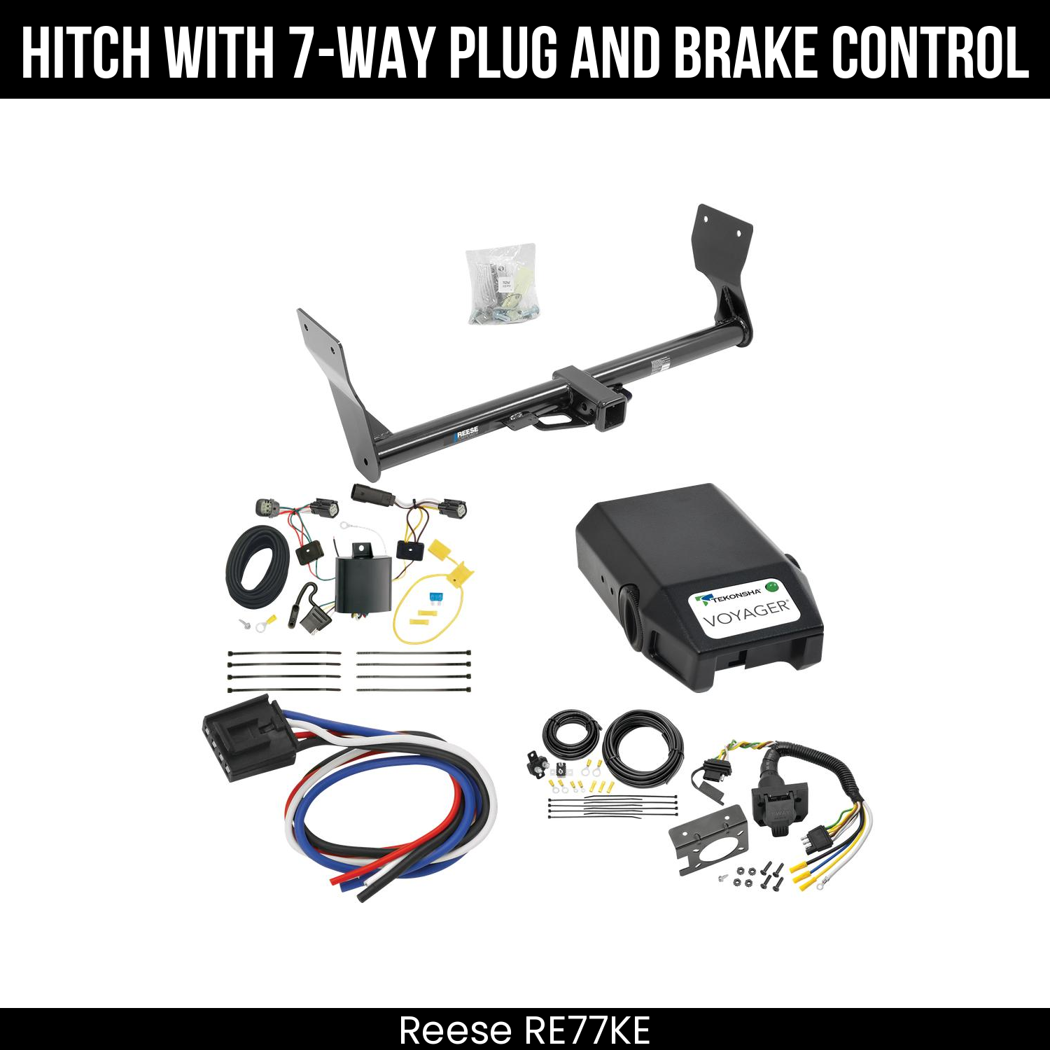 Trailer Hitch , 7-Way , Tekonsha Voyager Brake Control