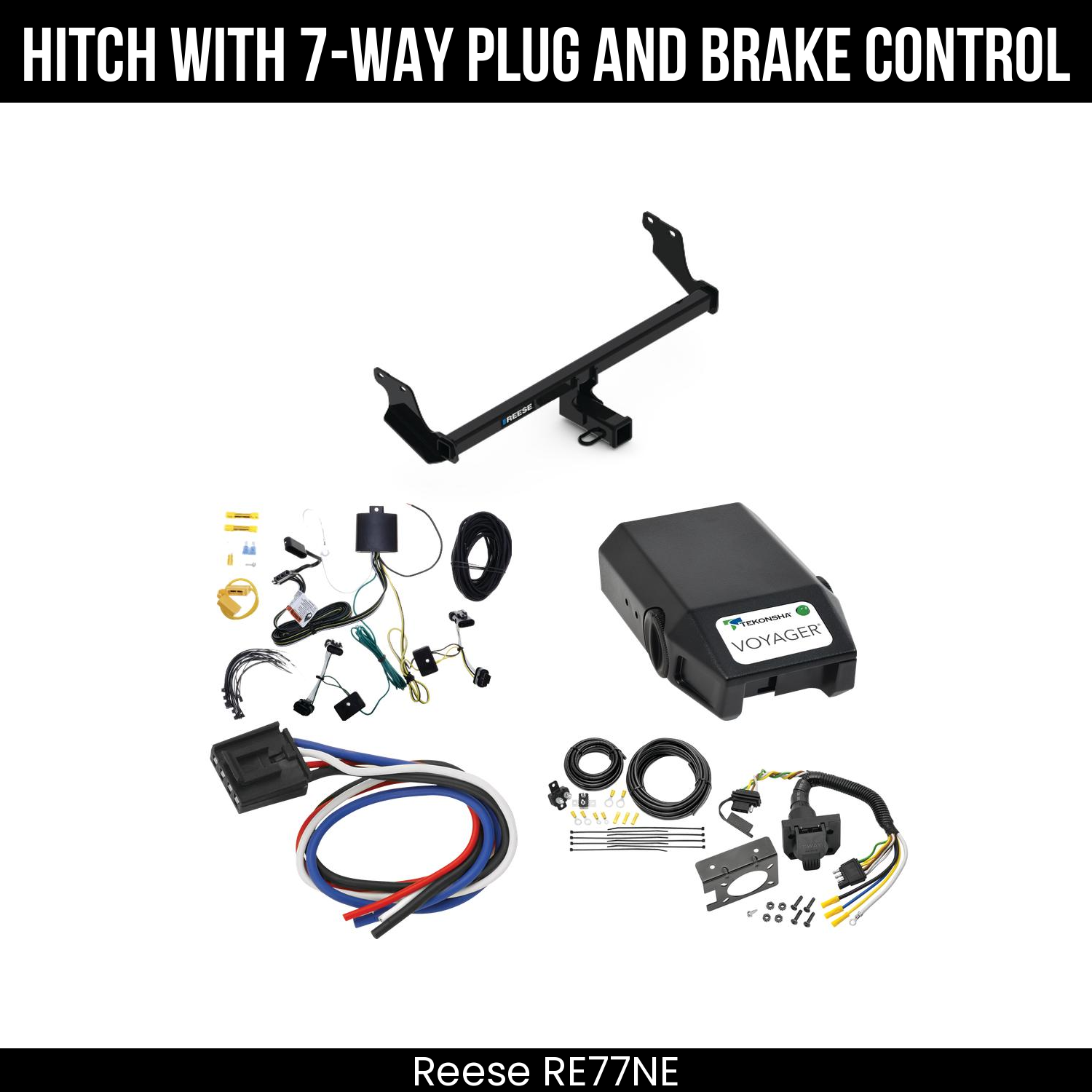 Trailer Hitch , 7-Way , Tekonsha Voyager Brake Control