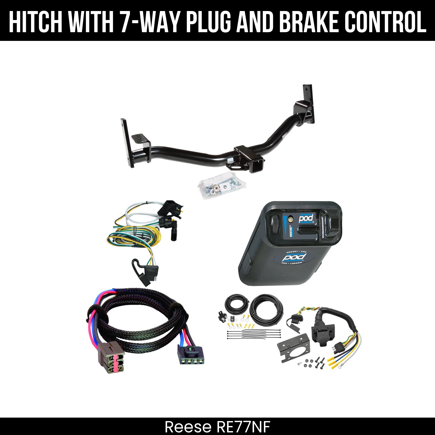 Trailer Hitch , 7-Way , Reese POD Brake Control