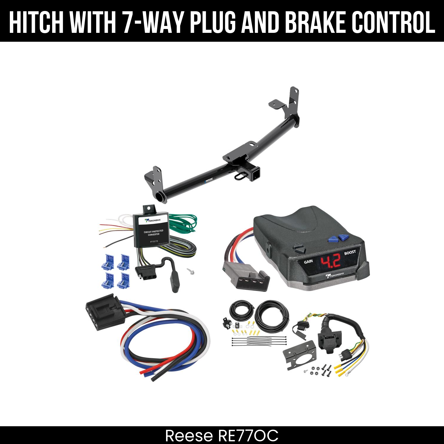 Trailer Hitch , 7-Way , Tekonsha Brake EVN Control