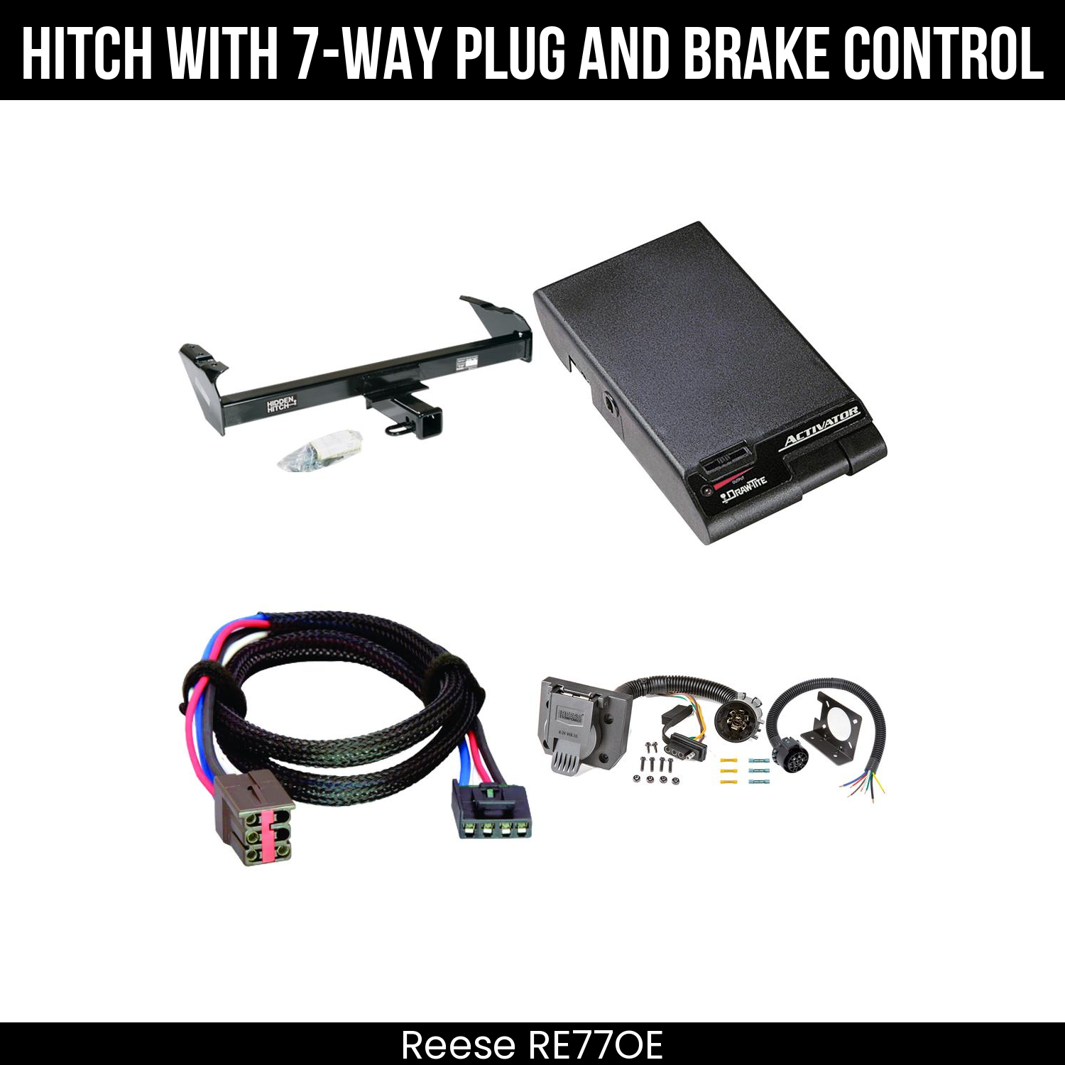 Trailer Hitch , 7-Way , Draw-Tite Activator Brake Control