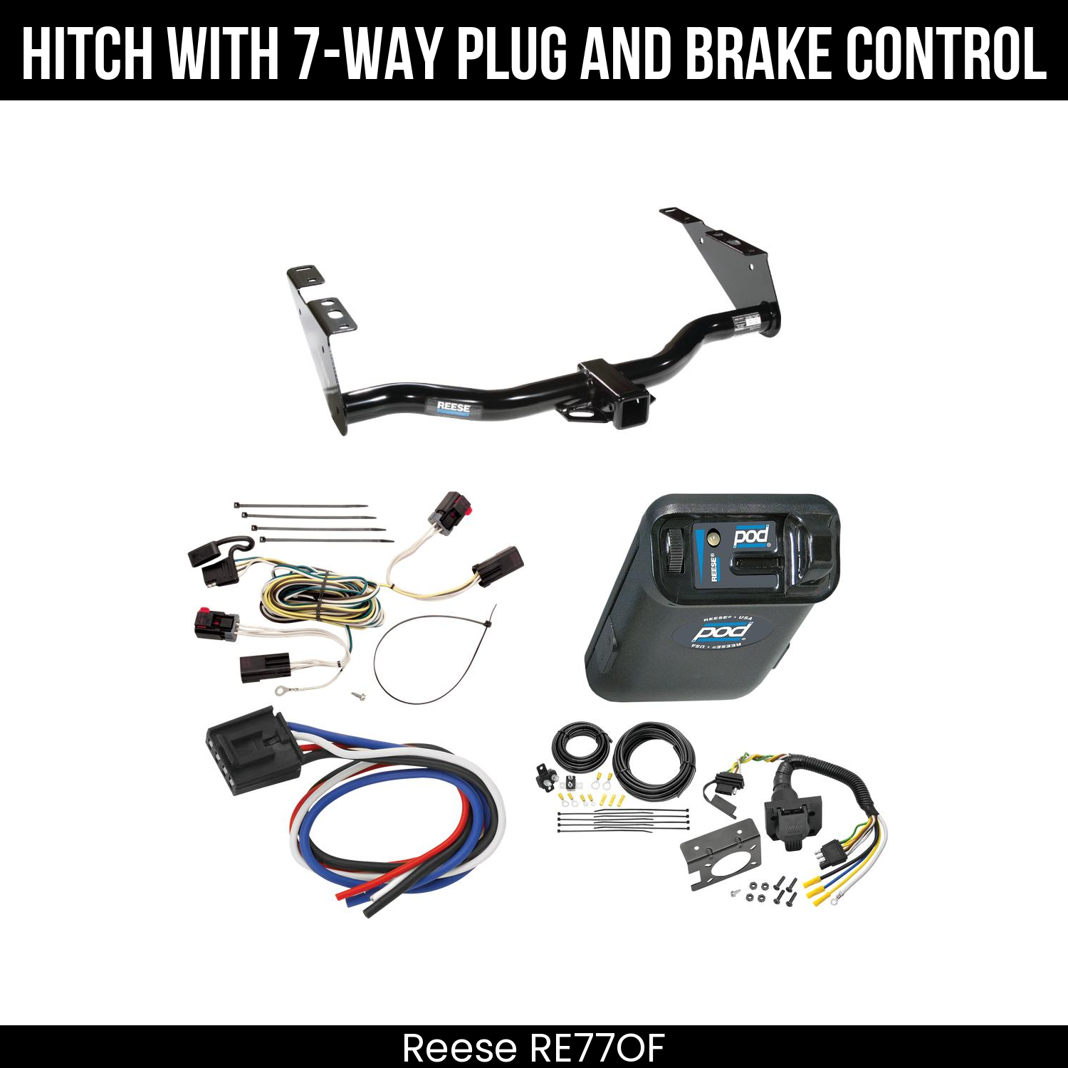 Trailer Hitch , 7-Way , Reese POD Brake Control