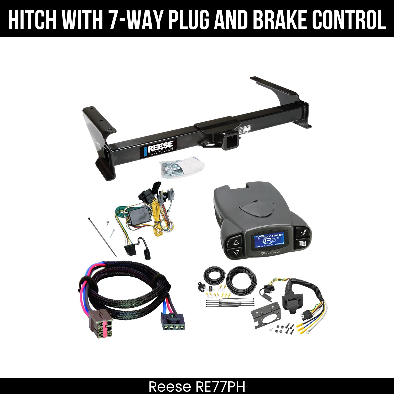 Trailer Hitch , 7-Way , Tekonsha Prodigy P3 Brake Control