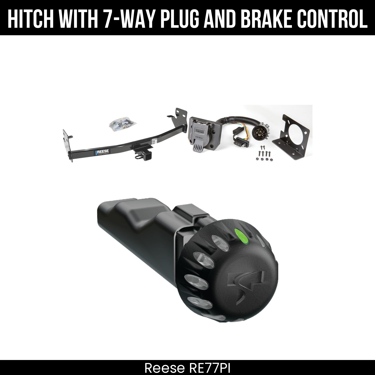 Trailer Hitch , 7-Way , Tekonsha Voyager iD Smart Brake Control