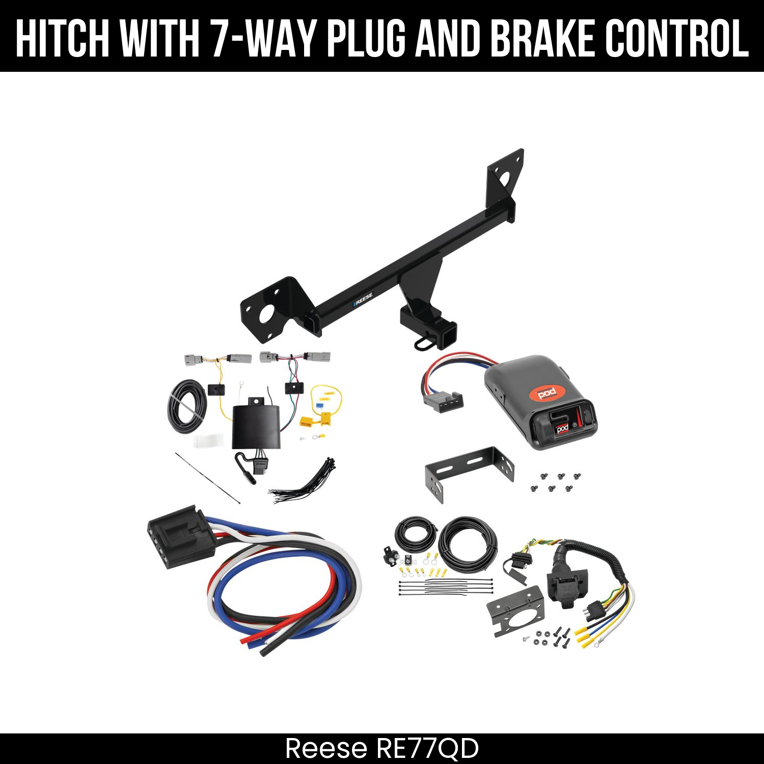 Trailer Hitch , 7-Way , Pro Series POD Brake Control