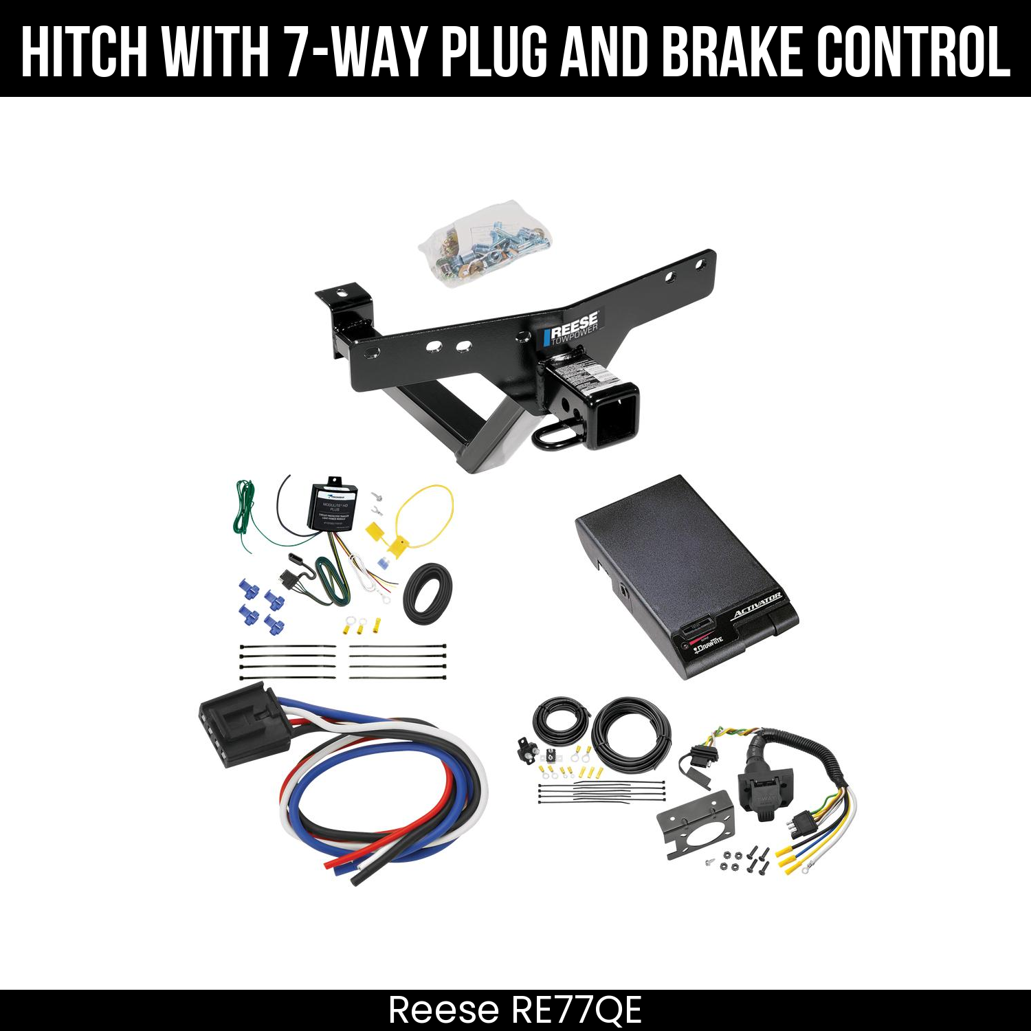 Trailer Hitch , 7-Way , Draw-Tite Activator Brake Control
